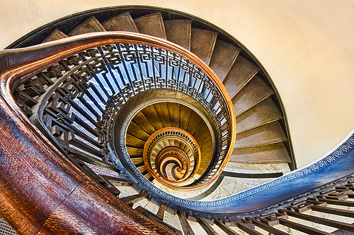 Down the Spiral by Harold Davis