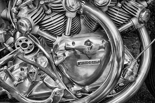 Falcon Motorcycle 2 by Harold Davis