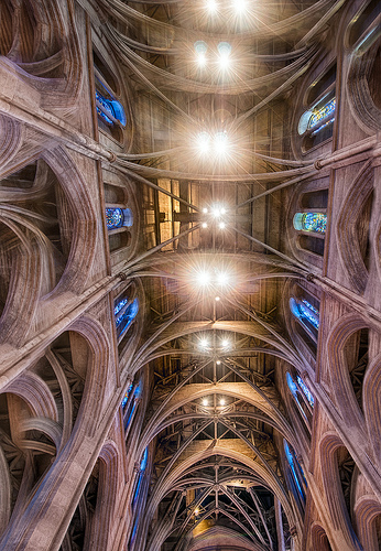 Grace Cathedral Ceiling by Harold Davis