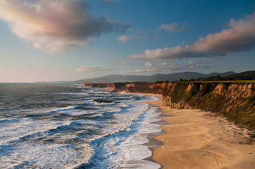 Purisima Beach at Sunset by Harold Davis