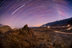 Alabama Hills Star Trails © Harold Davis