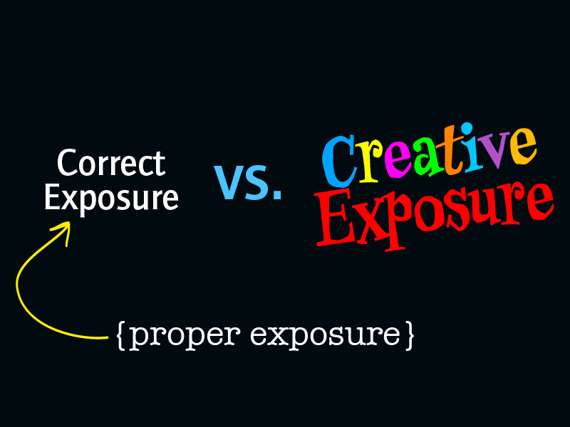 Correct vs Creative Exposure
