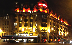 Hotel Lutetia at night by Mark Brokering