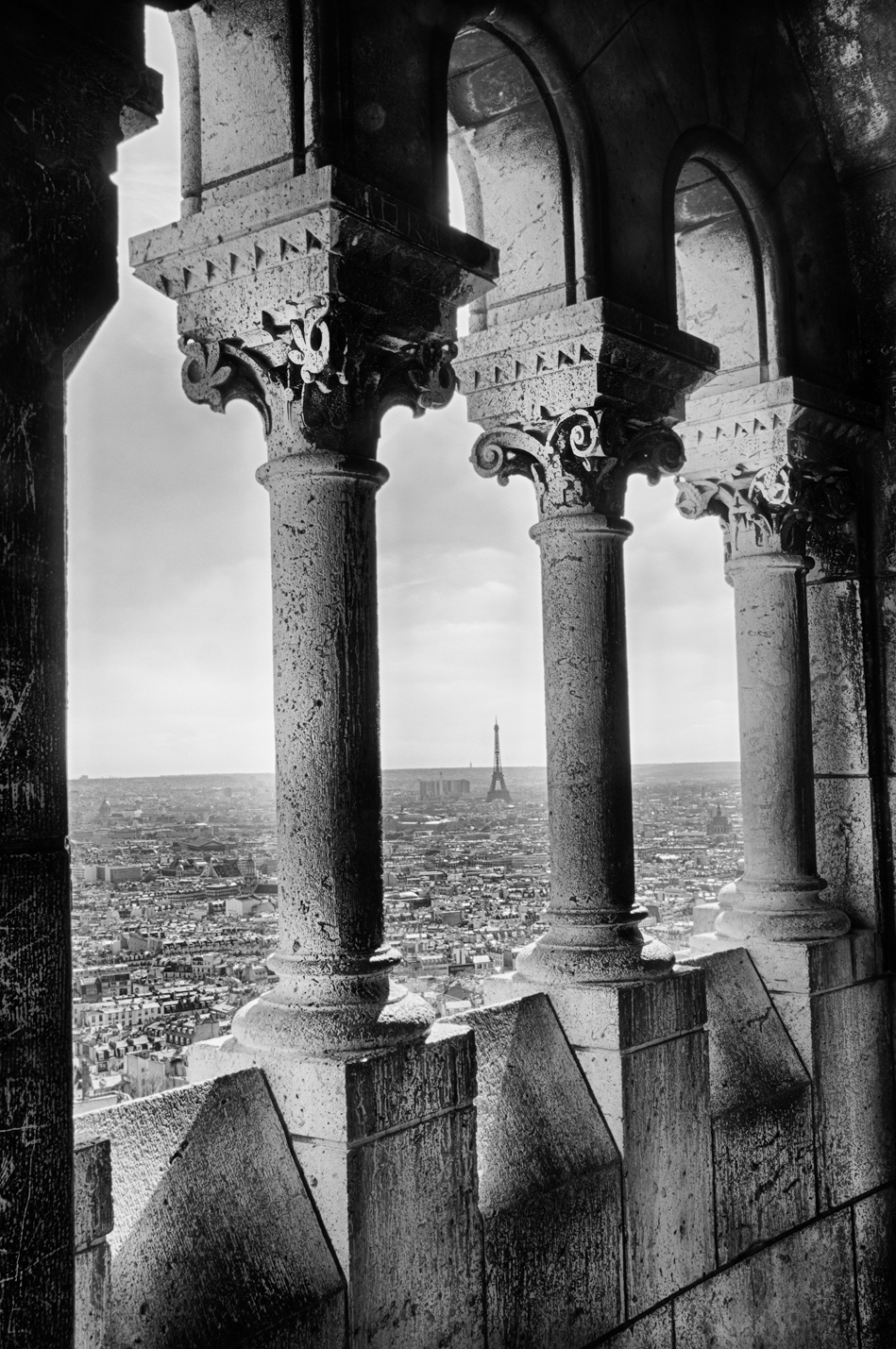 Eiffel Tower from Sacre Coeur Dome