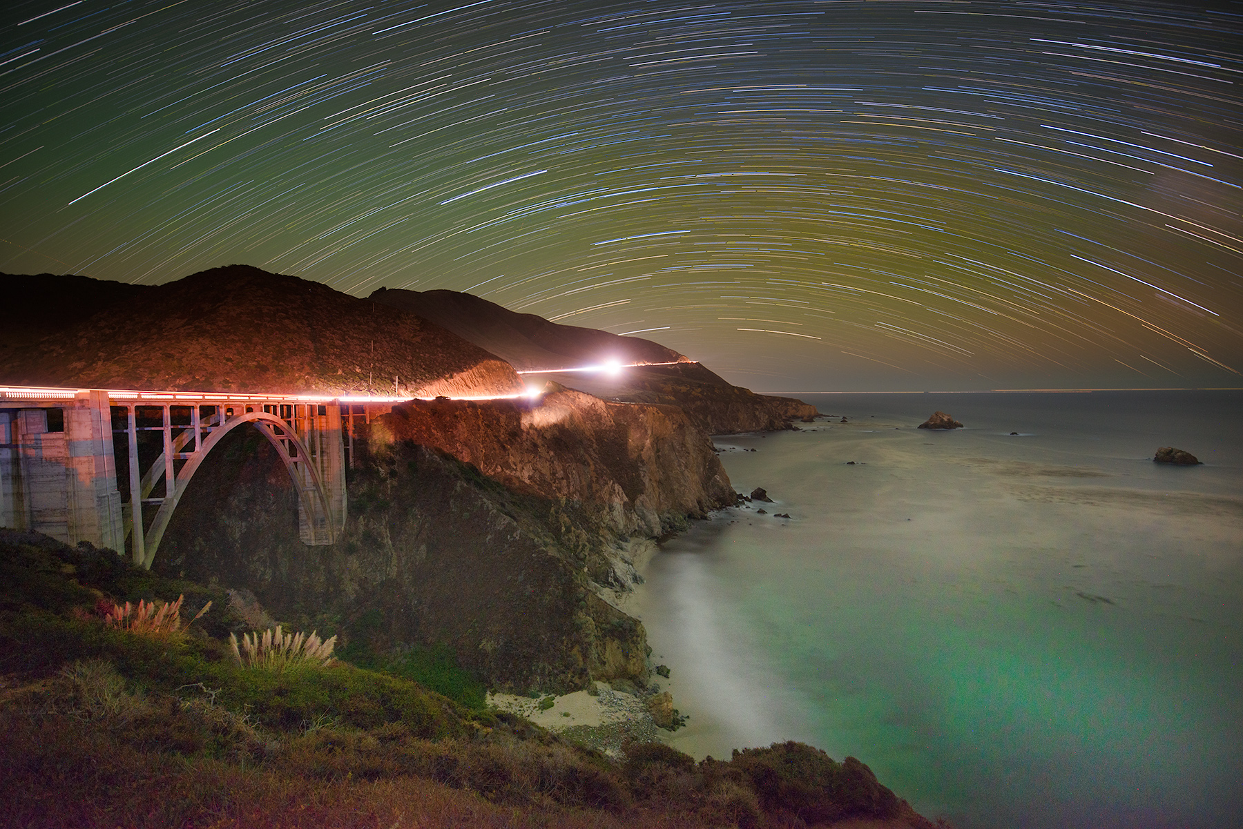 Bixby Bridge by Starlight © Harold Davis