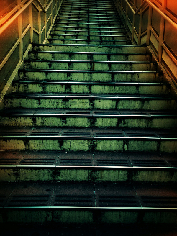 Tokyo Stairs via iPhone © Harold Davis
