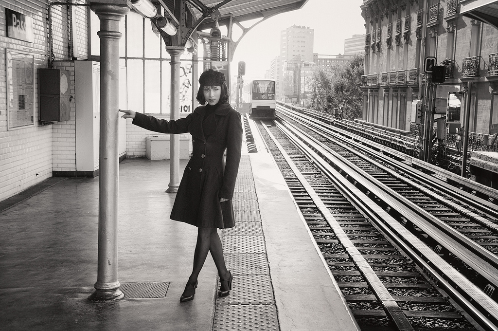 Kira at Passy Station © Harold Davis