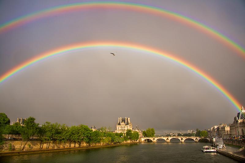 Double Rainbow over Paris © Harold Davis