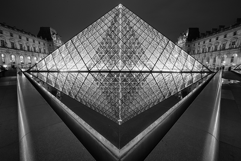 Pyramide in Black and White © Harold Davis