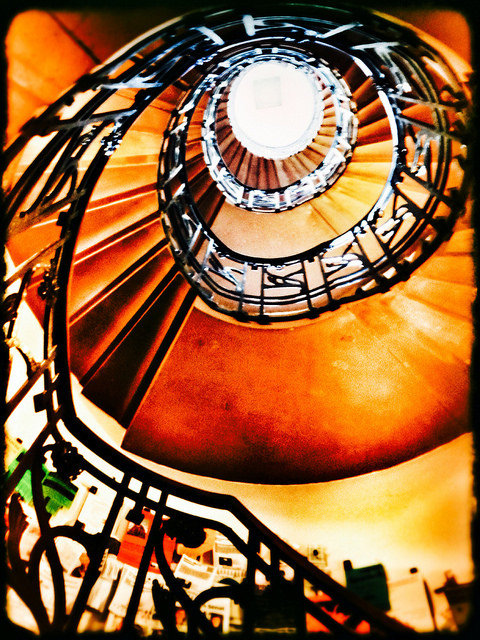 Heidelberg Library Stairs © Harold Davis