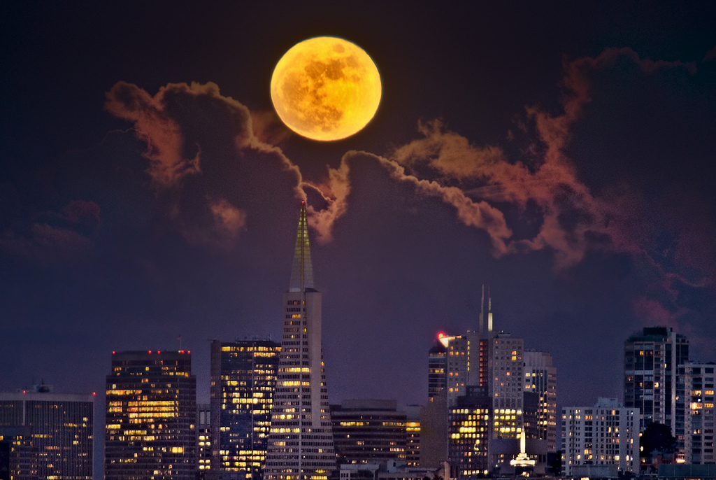 San Francisco Moonrise © Harold Davis
