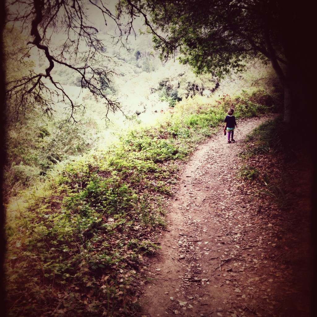 Katie on the hiking trail © Harold Davis