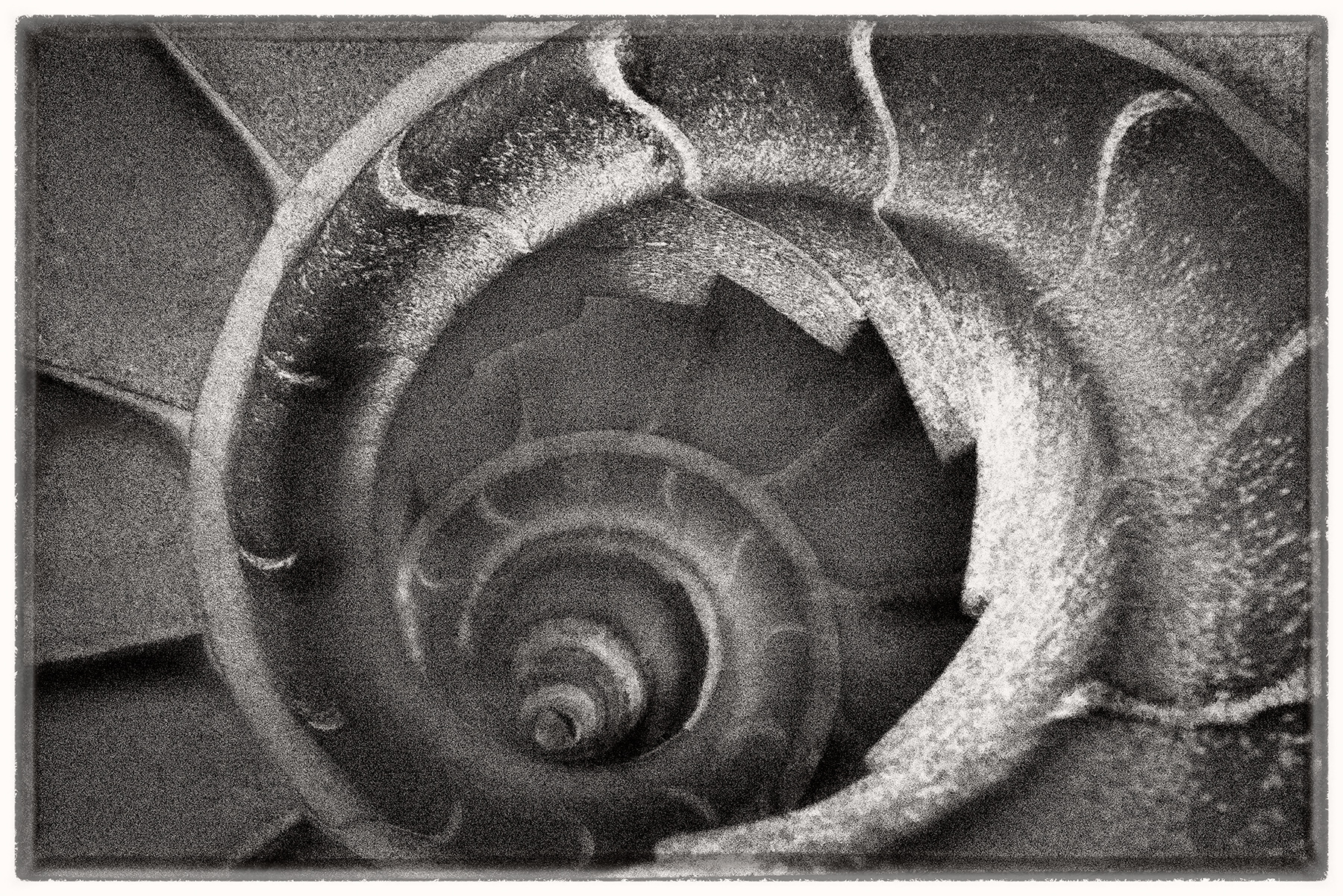 Inside the Sagrada Familia Spire © Harold Davis