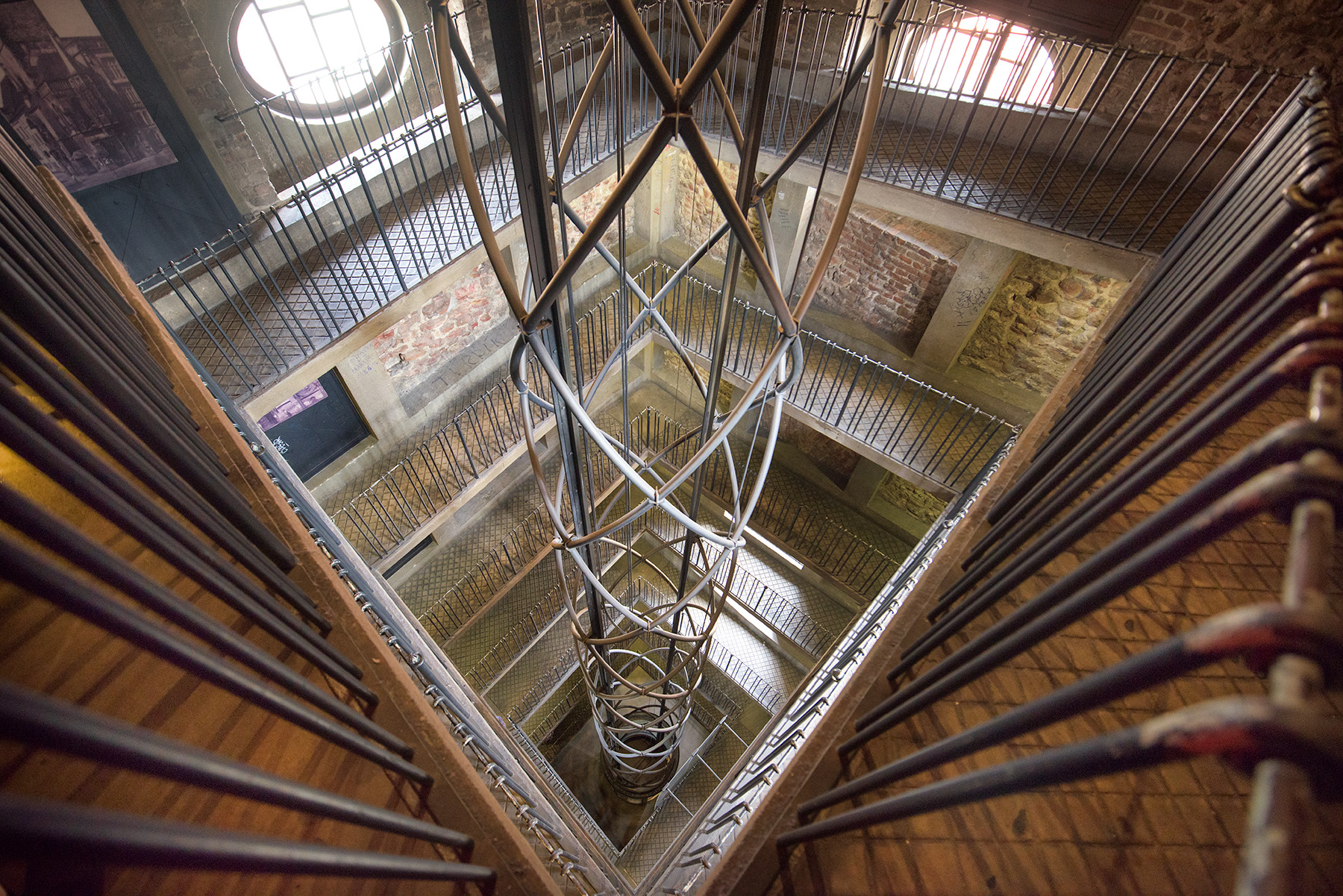 Inside the Old Market Tower - Looking Down © Harold Davis