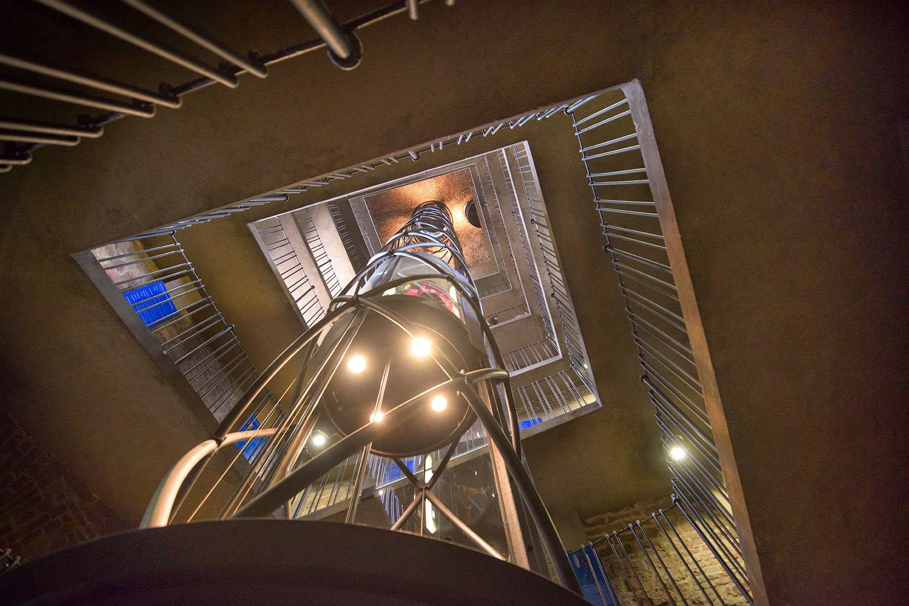 Inside the Old Market Tower - Looking Up © Harold Davis