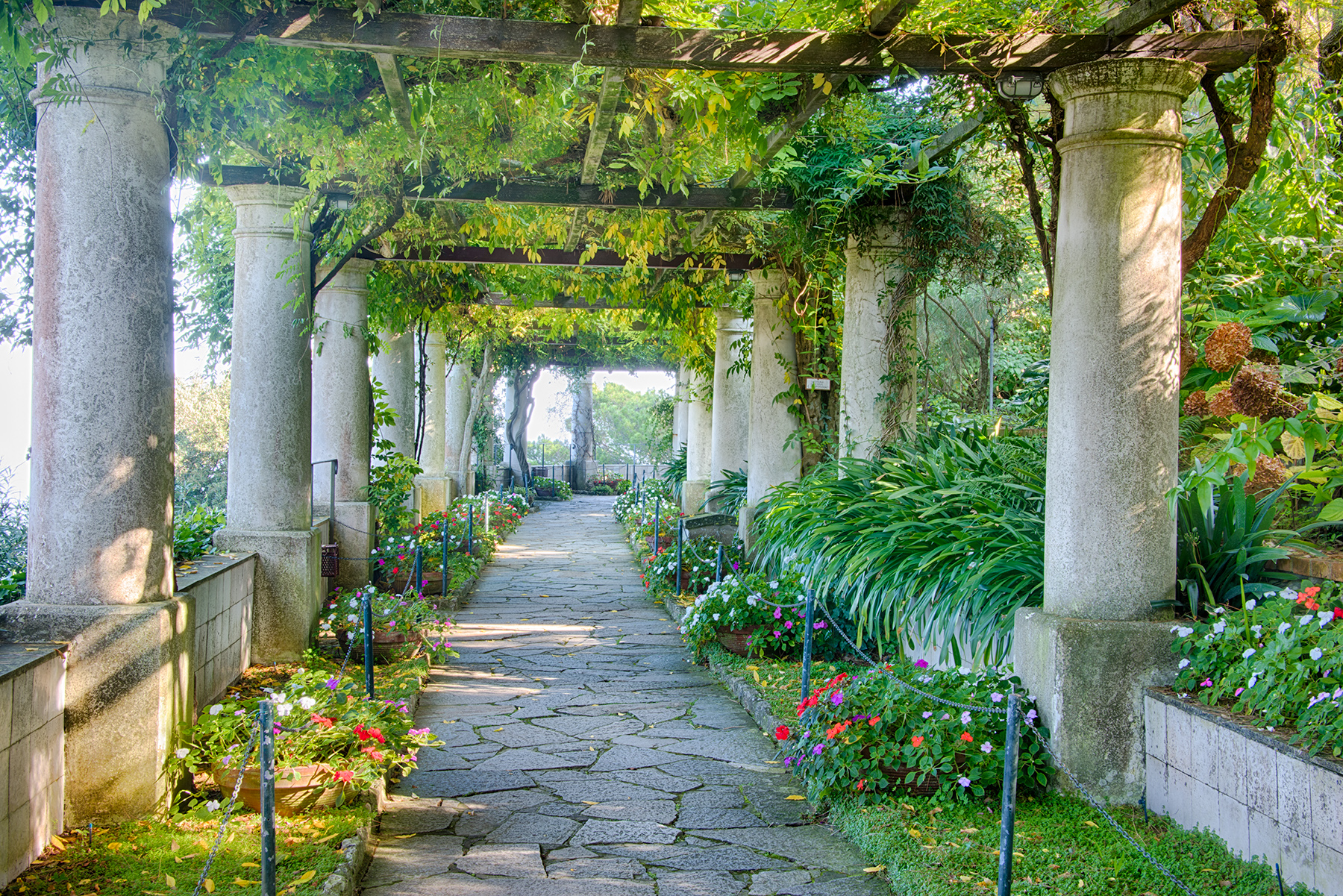 Gardens of the Villa San Michele © Harold Davis