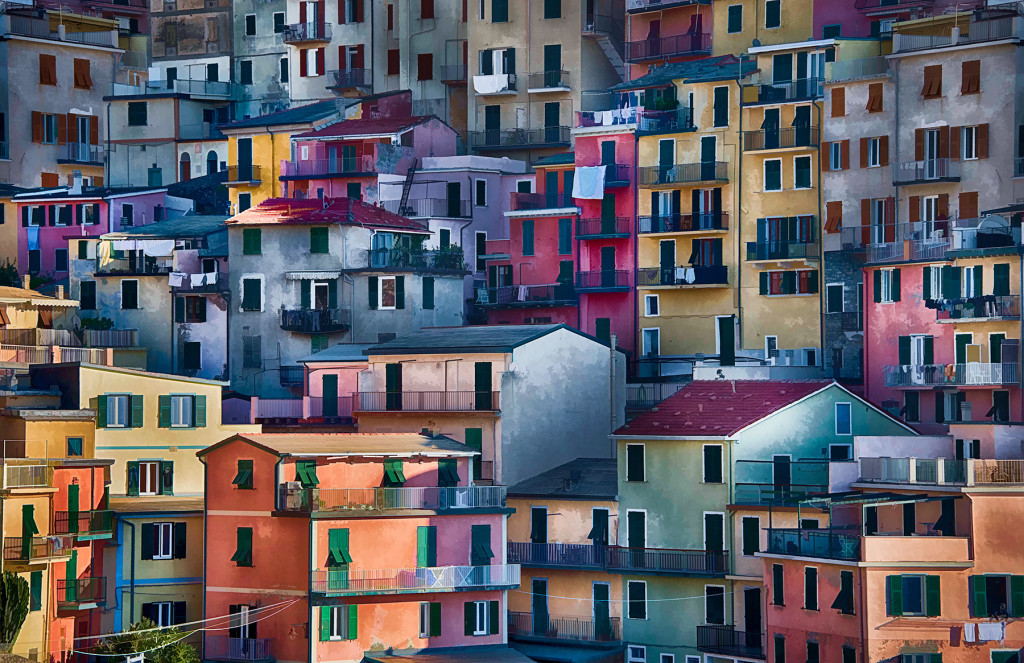 Manarola Painting © Harold Davis