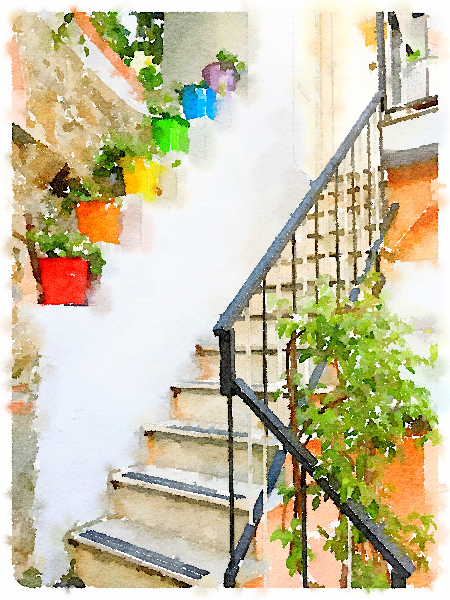 Stair in Cinque Terre © Harold Davis