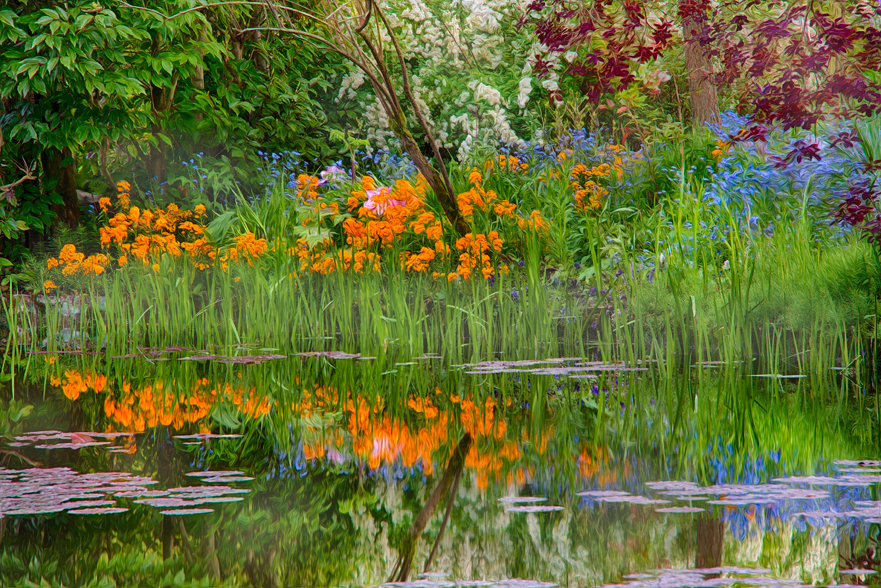 Reflections at Giverny © Harold Davis