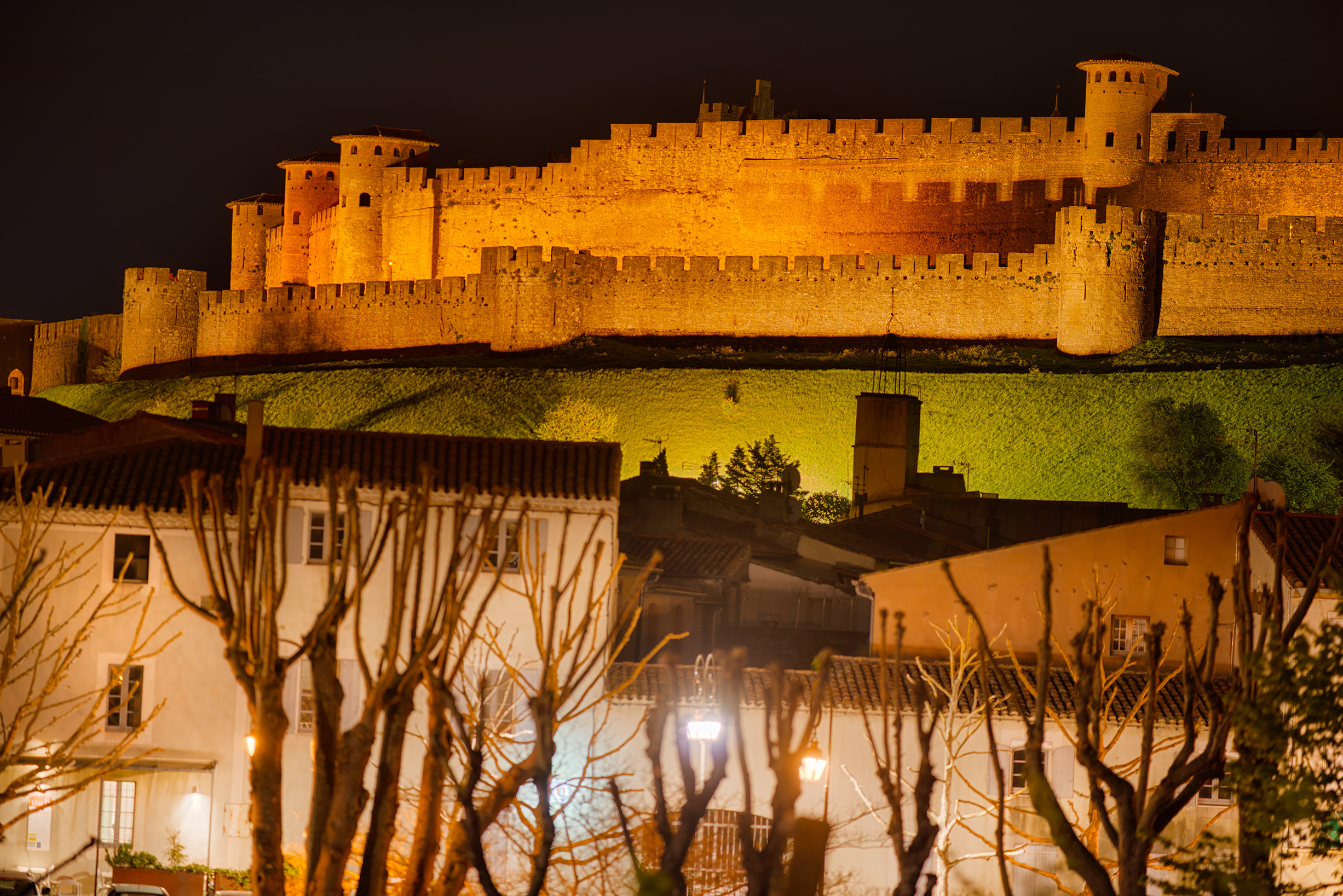 Carcassonne at Night © Harold Davis
