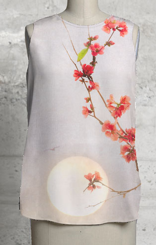 Quince-by-Moonlight Sleeveless Top