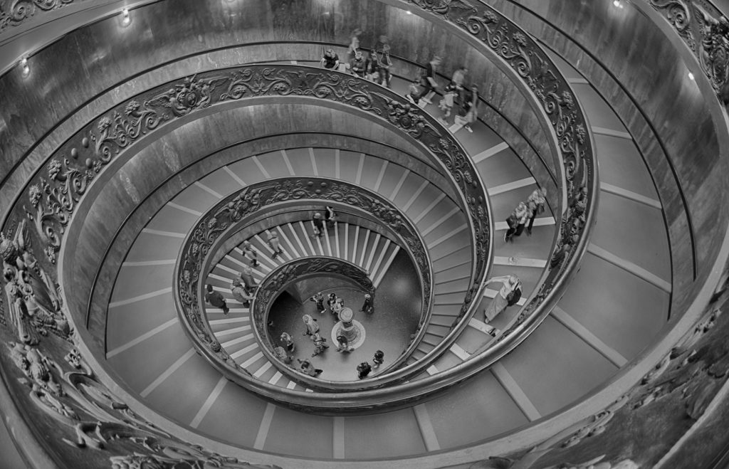 Bramante Stair (Looking Down) © Harold Davis