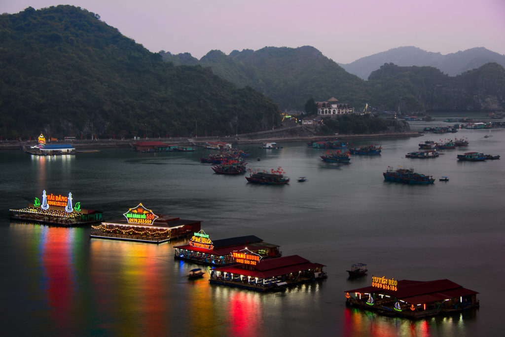 Floating Restaurants, Cat Ba Island © Harold Davis