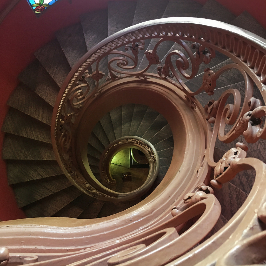 Saigon Fine Art Museum Stair (Down) © Harold Davis