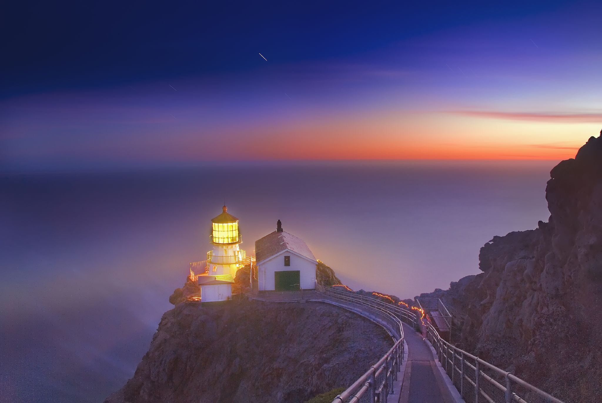 Night at Point Reyes Lighthouse © Harold Davis