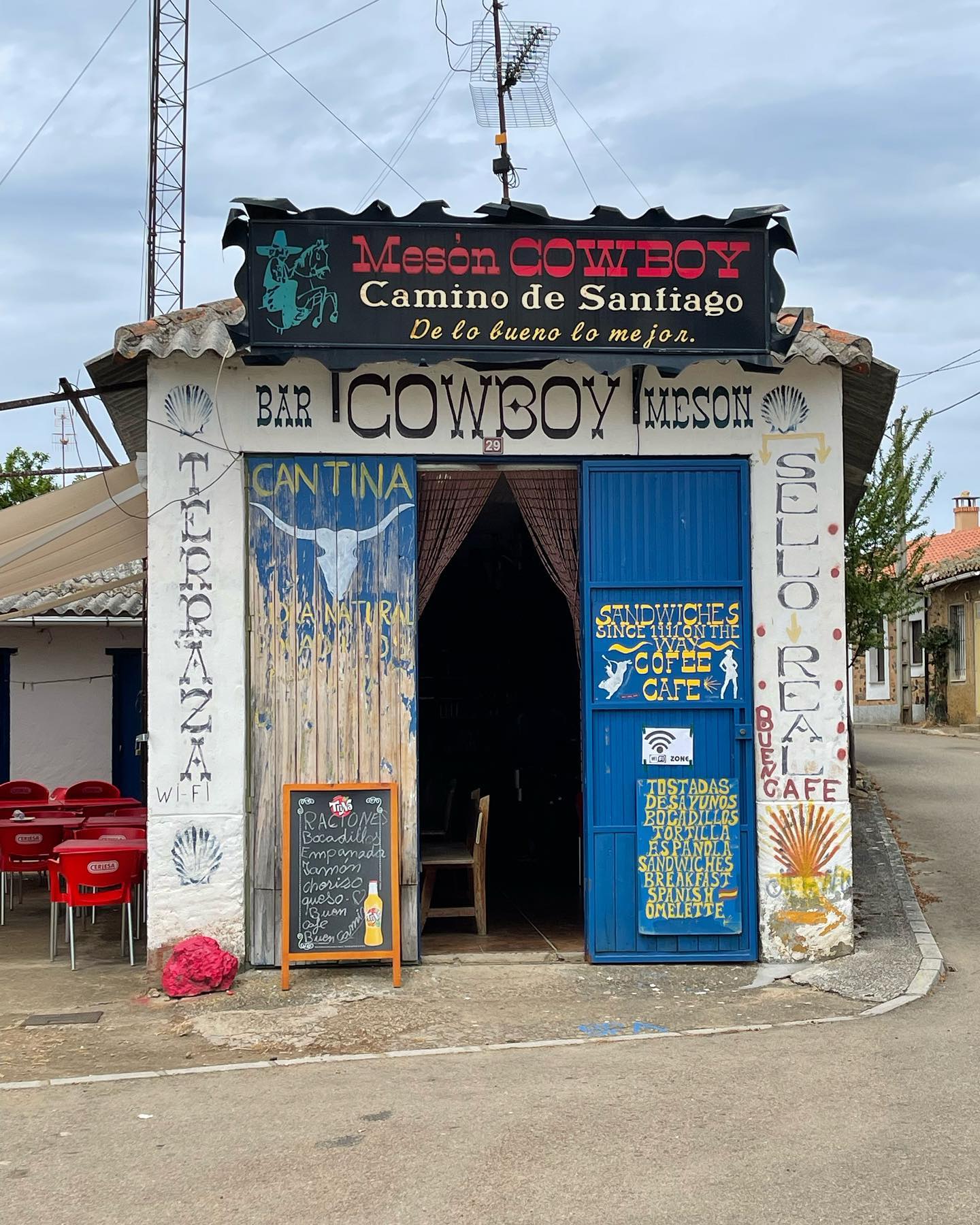 Cowboy Bar on the Camino ©️Harold Davis